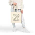 Halloween Ghosts & Pumpkins Canvas Tote Bag