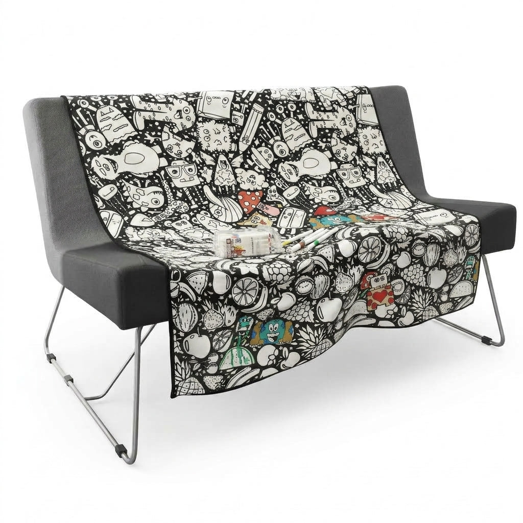 Reusable Coloring Blanket