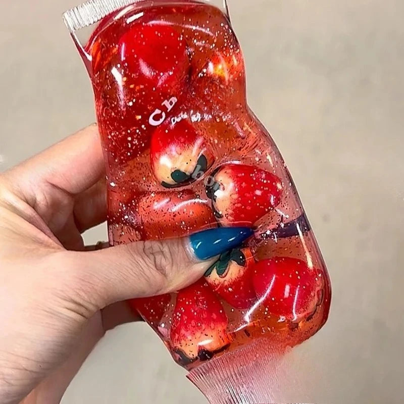 Fruit Filled Maltose Toothpaste Stress Relief Toy Soft Slow Rising Deformable Squeeze Squishy Fidget Sensory Toy
