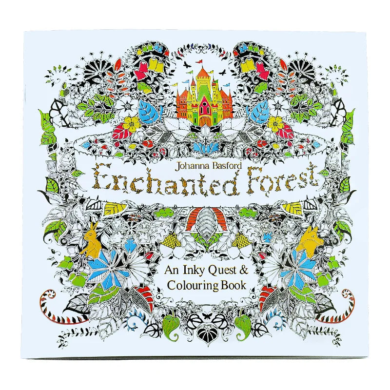 3-Book Coloring Set – Secret Garden, Enchanted Forest & Animal Kingdom