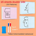 15/32 Sheets Reusable Maze Cards for Kids 3 Beginner Level Kids Activity Busy Amazing Mazes Books with Pens Chidren Puzzles Fine