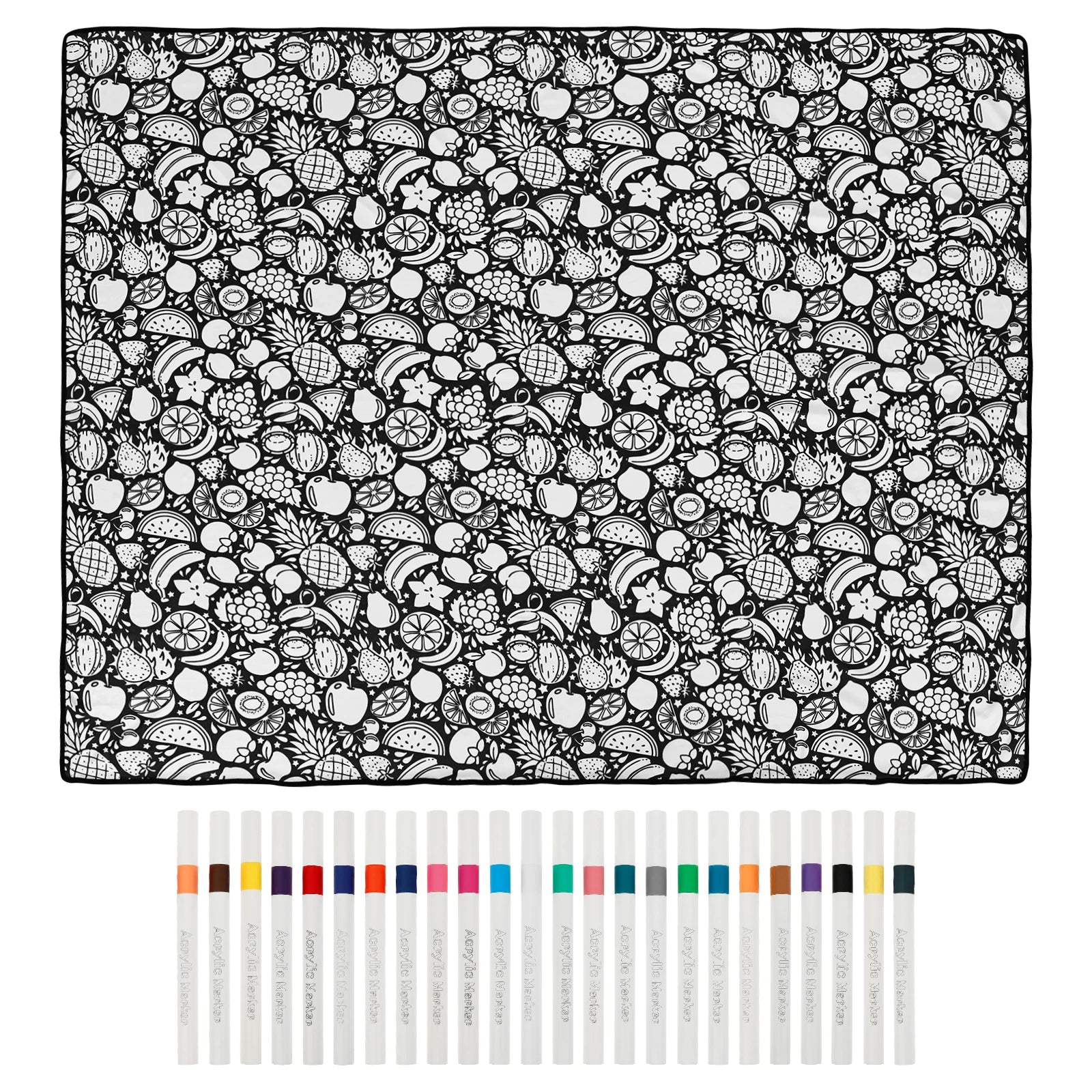 Reusable Coloring Blanket