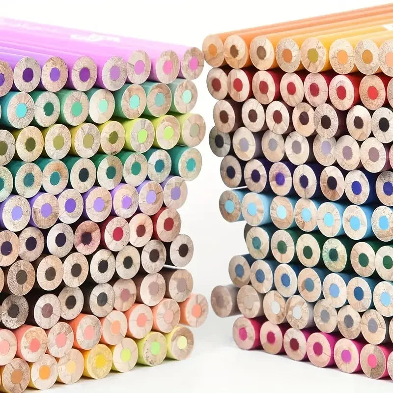 260-Color Artist Colored Pencils Set for Adult Coloring Books, Soft Core, Professional Numbered Art Drawing Pencils for Sketch