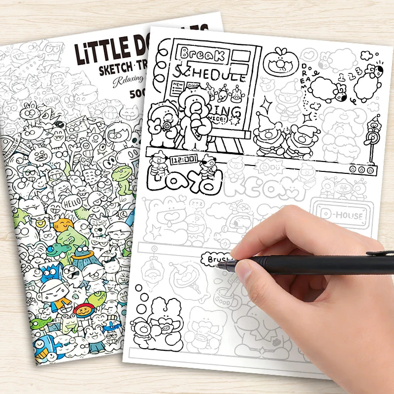 A primer designed specifically for children aged 3 and above, featuring creativity in doodling, coloring, and drawing,