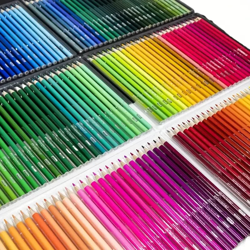 260-Color Artist Colored Pencils Set for Adult Coloring Books, Soft Core, Professional Numbered Art Drawing Pencils for Sketch
