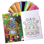 Foil Art Coloring Book Sparkly creative activity for kids