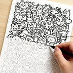 Graffiti Art Coloring Book – 16 Creative Patterns | TSUKI Color & Craft
