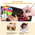 Rainbow Scratch Art Cards 125 colorful designs to create