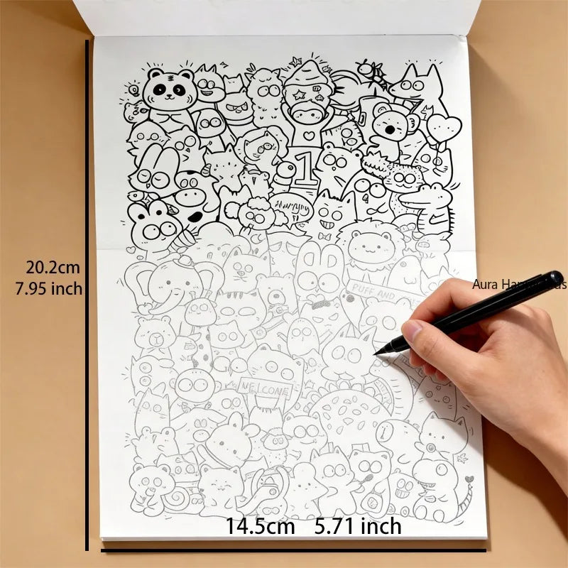 Graffiti Art Coloring Book – 16 Creative Patterns | TSUKI Color & Craft