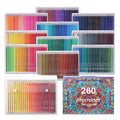 260-Color Artist Colored Pencils Set for Adult Coloring Books, Soft Core, Professional Numbered Art Drawing Pencils for Sketch