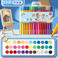 Washable Markers Set for Kids, 12/24/36/48 Art Colors Drawing Pen for Toddlers Gift,Safe and Non-Toxic Bright and Vivid Colors