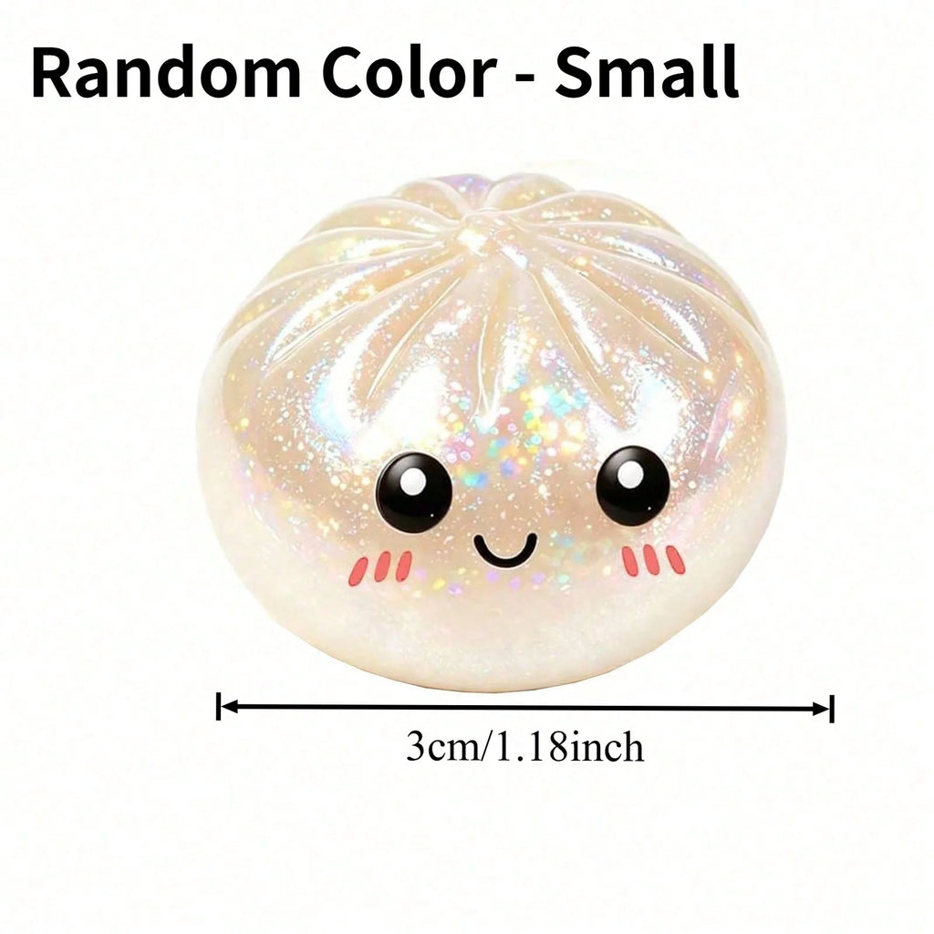 Simulation Flash Dumpling Pressure Ball Slow Rebound Soft Pinch Decompression Baozi modeling stress relief toy birthday Gifts