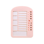 Self Discipline Checklist Board, Replaceable Plastic Chore Chart for Kids Adults, Summer Task Planner & Daily Habit Tracker