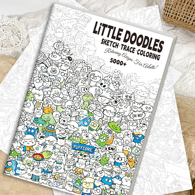 A primer designed specifically for children aged 3 and above, featuring creativity in doodling, coloring, and drawing,