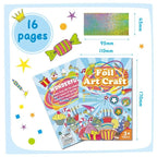 Foil Art Coloring Book Sparkly creative activity for kids