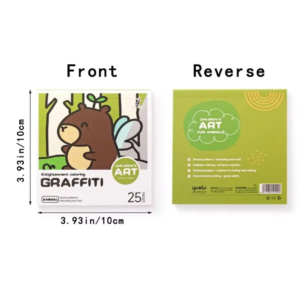 Mini Coloring Book Creative fun for travel & quiet time