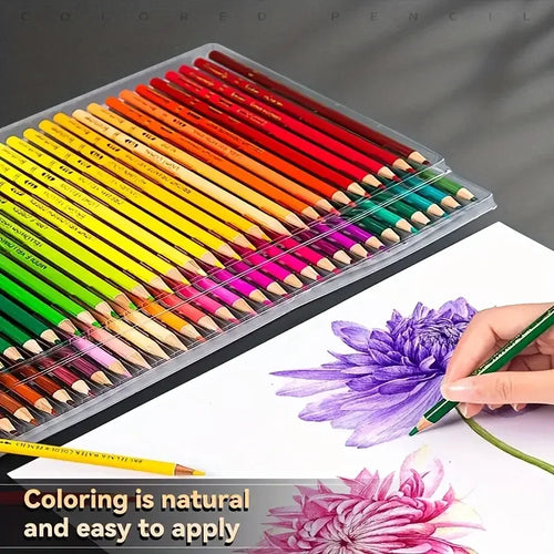 260-Color Artist Colored Pencils Set for Adult Coloring Books, Soft Core, Professional Numbered Art Drawing Pencils for Sketch