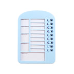 Self Discipline Checklist Board, Replaceable Plastic Chore Chart for Kids Adults, Summer Task Planner & Daily Habit Tracker