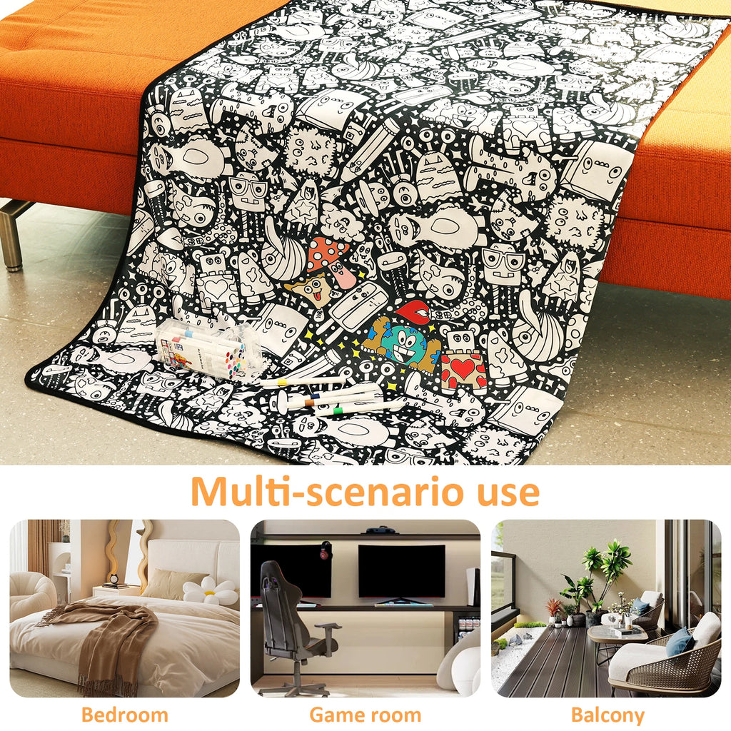 Reusable Coloring Blanket