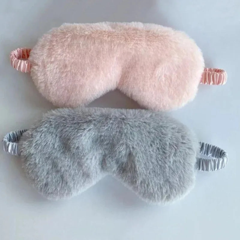 Sleeping Mask Sleeping Blindfold Soft Plush Eye Masks Cute Love Cloud Eye Cover Plush Mask Eyepatch Nap Health Eye Cover