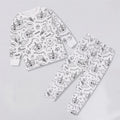 Colorable Two Piece Pajama Set for Children Boys Girls Color Your Own Handcraft Pyjamas  Kids DIY Coloring Kit for Pajama Party