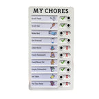 Self-discipline Check-in Magic Tool - Sign-in Card Growth Plan Task List Plastic Self-discipline Sign-in Card As A Substitute