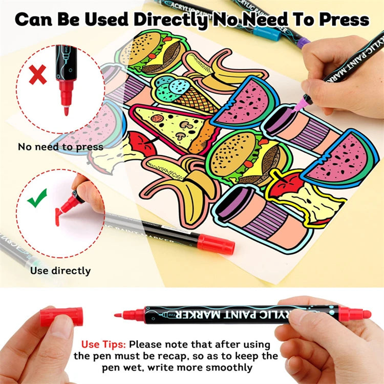 Colorable Two Piece Pajama Set for Children Boys Girls Color Your Own Handcraft Pyjamas  Kids DIY Coloring Kit for Pajama Party
