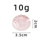 Mini Glitter Dumpling Squishes Stress Relief Toy With Dumplings Steamer Fidget Sensory Squeeze Ball Simulation Food Squishy Bun
