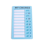 Self Discipline Checklist Board, Replaceable Plastic Chore Chart for Kids Adults, Summer Task Planner & Daily Habit Tracker