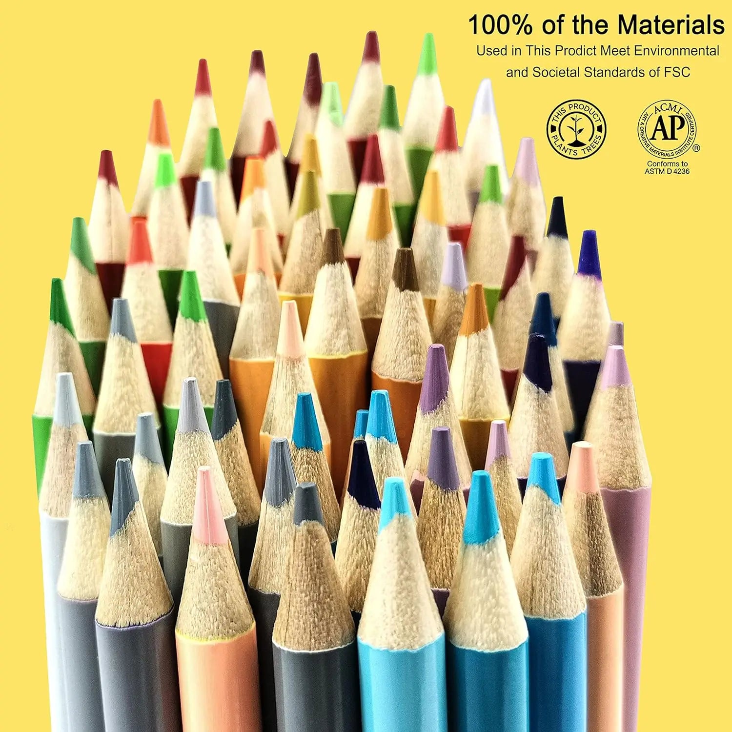 260-Color Artist Colored Pencils Set for Adult Coloring Books, Soft Core, Professional Numbered Art Drawing Pencils for Sketch