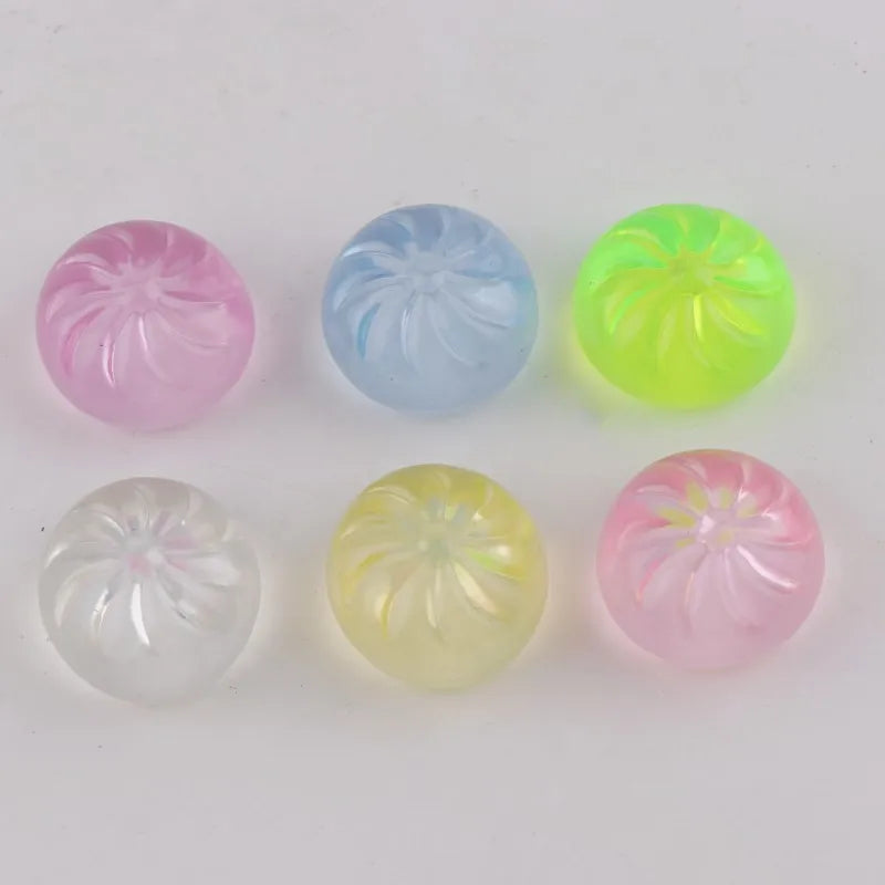Mini Glitter Dumpling Squishes Stress Relief Toy With Dumplings Steamer Fidget Sensory Squeeze Ball Simulation Food Squishy Bun