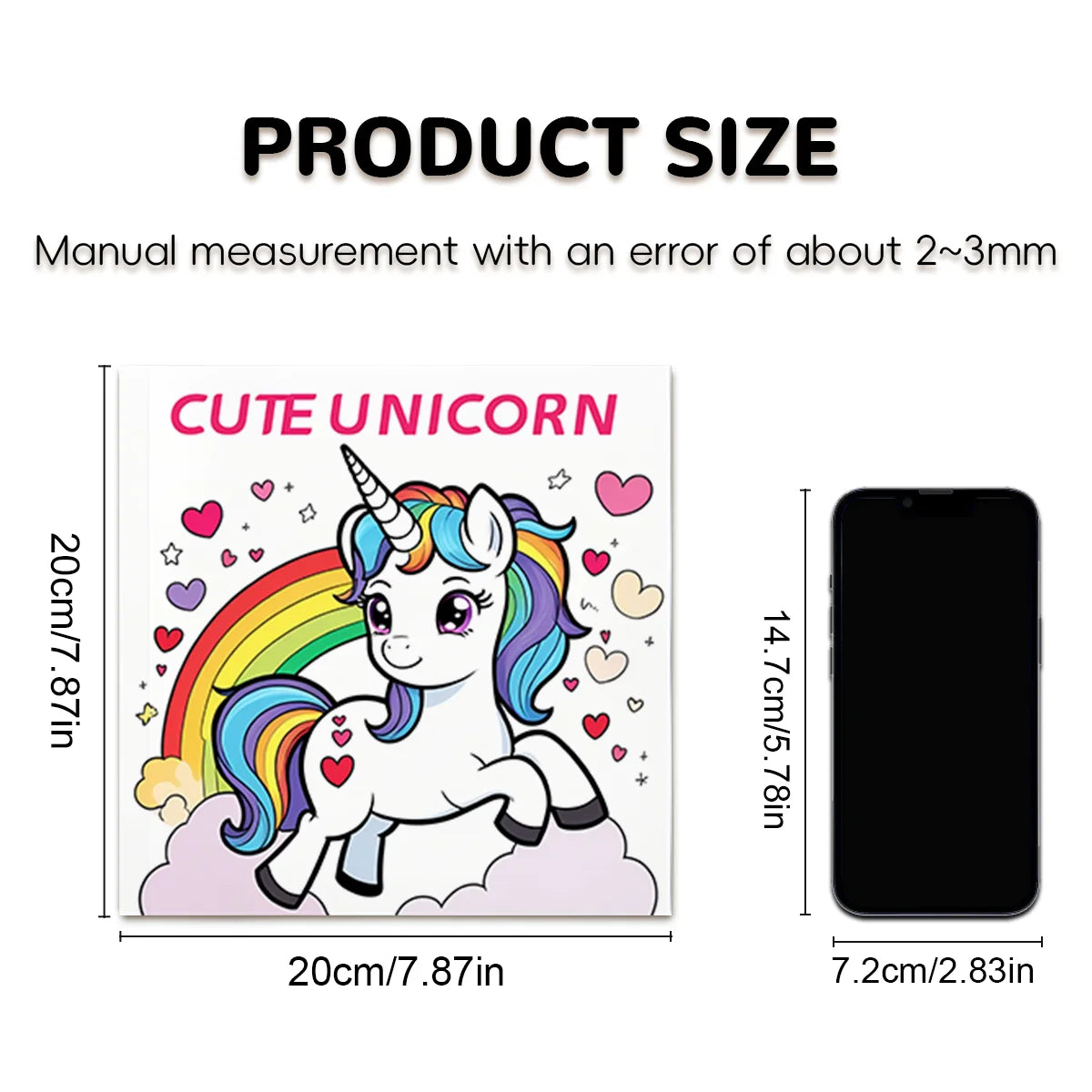 Unicorn Coloring Book – Premium Thick Pages for Kids & Adults | TSUKI Color & Craft