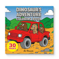 Dinosaur's Adventure Coloring Book for Kids – 30 Dino Pages (8.5" x 8.5")