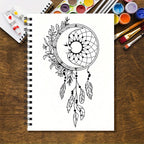 Adult Moon Coloring Book – 32 Intricate Pages, 100gsm Paper | TSUKI Color & Craft