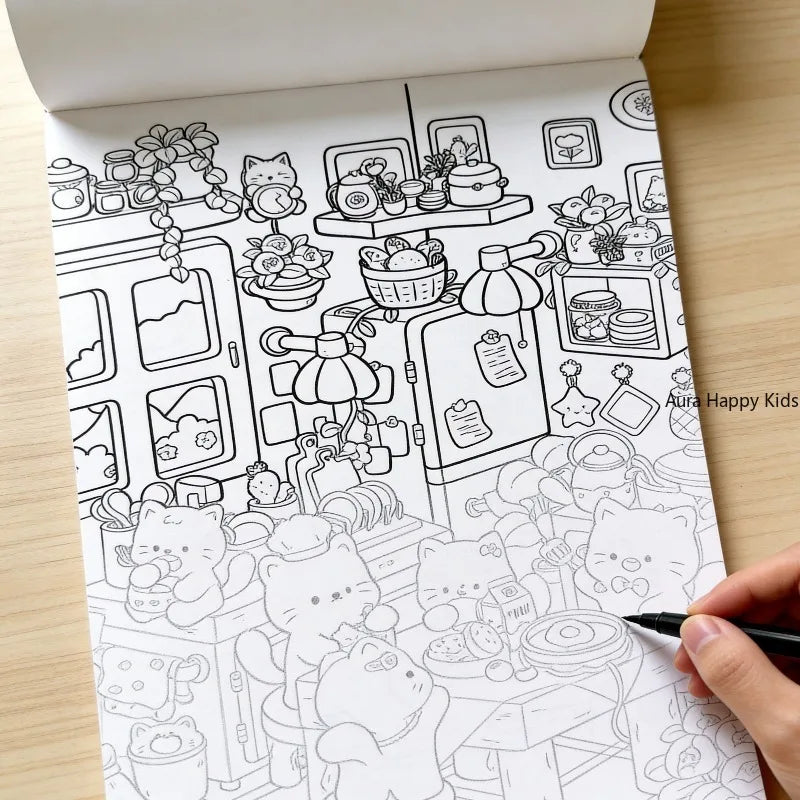 Graffiti Art Coloring Book – 16 Creative Patterns | TSUKI Color & Craft