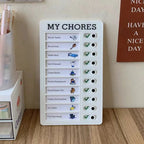 Self-discipline Check-in Magic Tool - Sign-in Card Growth Plan Task List Plastic Self-discipline Sign-in Card As A Substitute