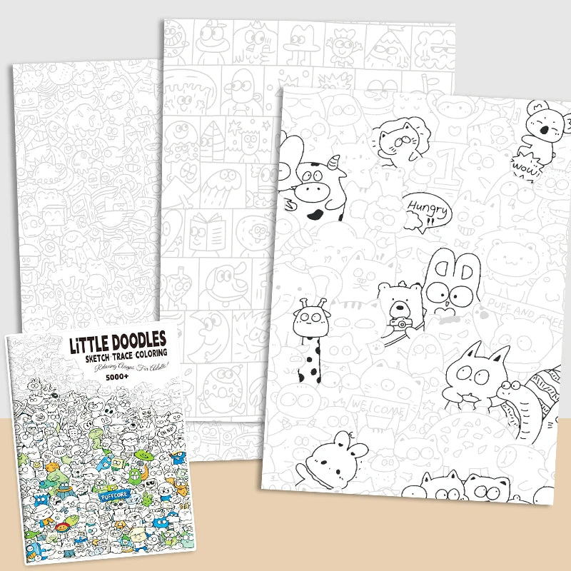 A primer designed specifically for children aged 3 and above, featuring creativity in doodling, coloring, and drawing,