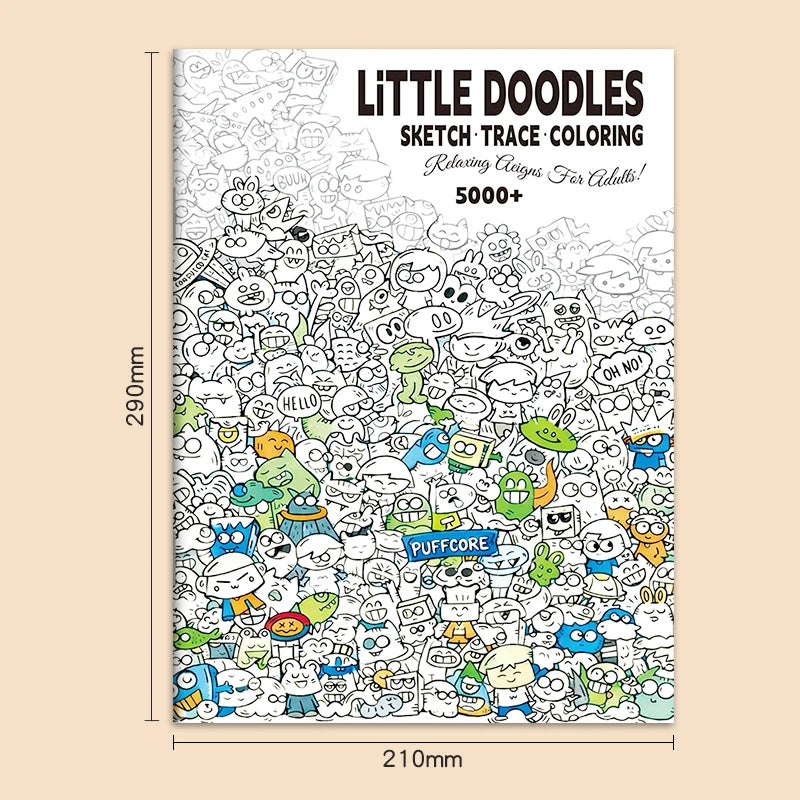 A primer designed specifically for children aged 3 and above, featuring creativity in doodling, coloring, and drawing,