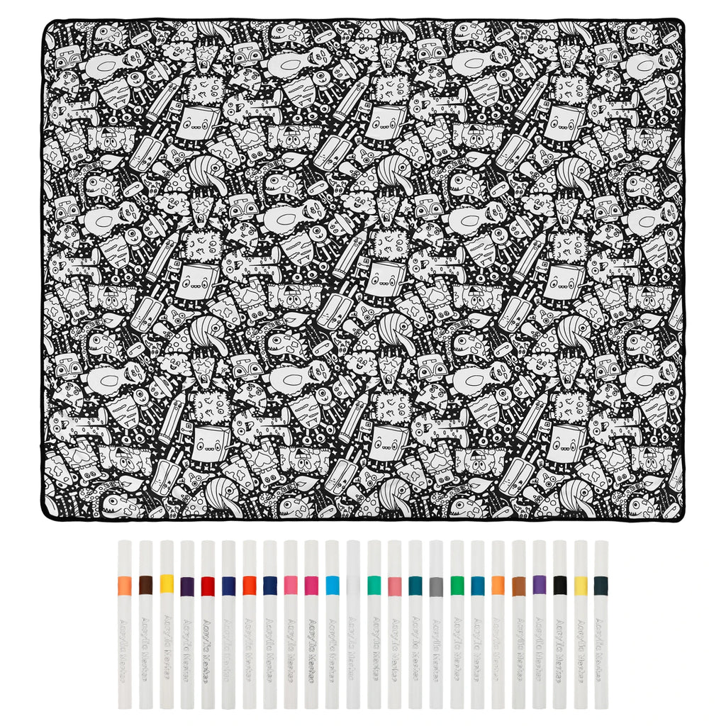 Reusable Coloring Blanket