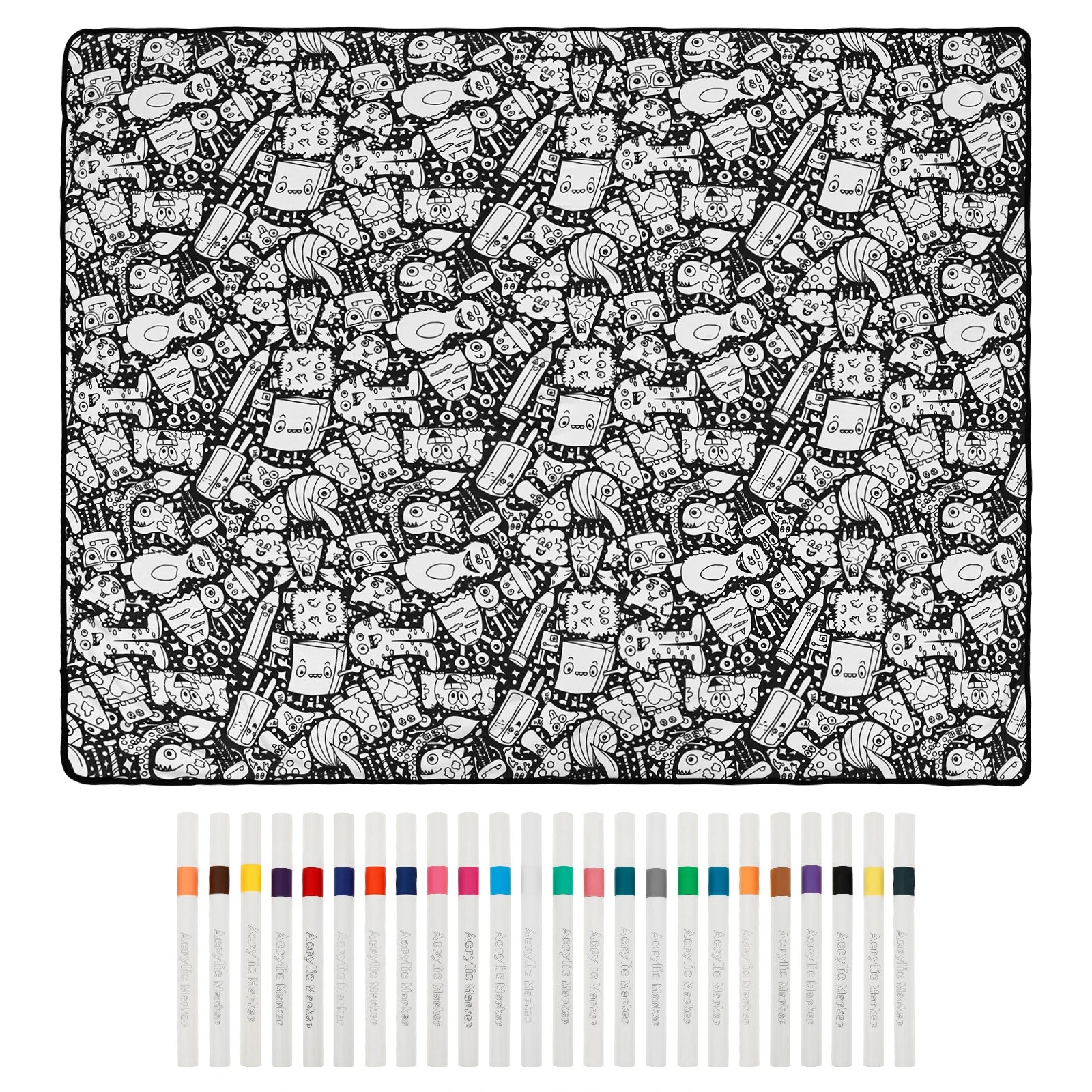 Reusable Coloring Blanket