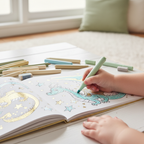 Foil Art Cartoon Coloring Book Lifestyle