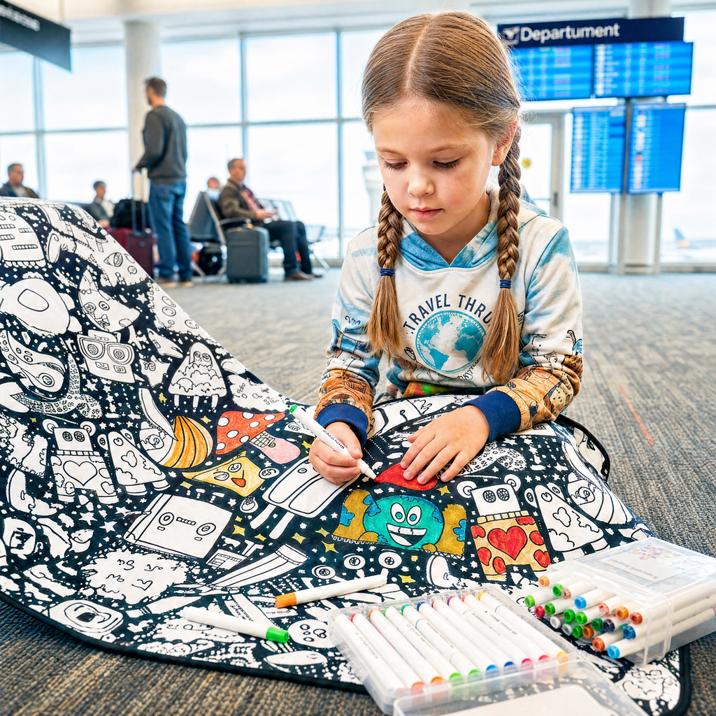 Reusable Coloring Blanket
